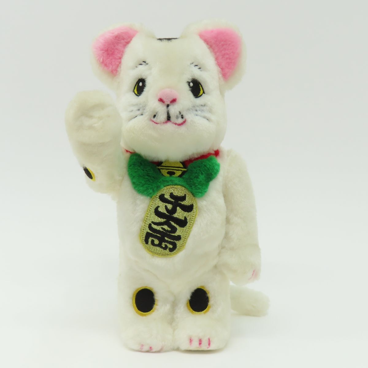 069 メディコムトイ BE＠RBRICK ベアブリック 招き猫 着ぐるみ 白 400 