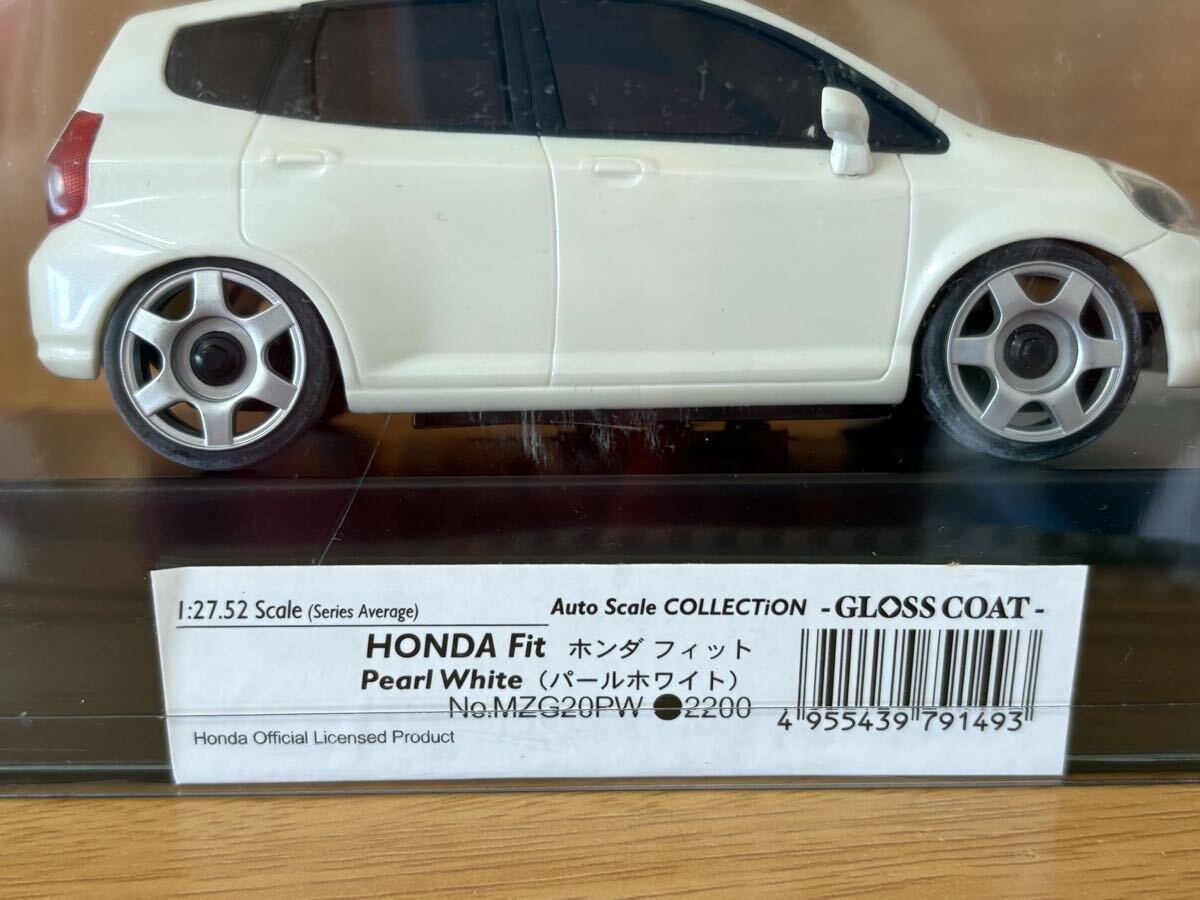 HONDA　Fit　Pearl White　Auto Scale COLLECTION　グロスコートボディ仕様_5