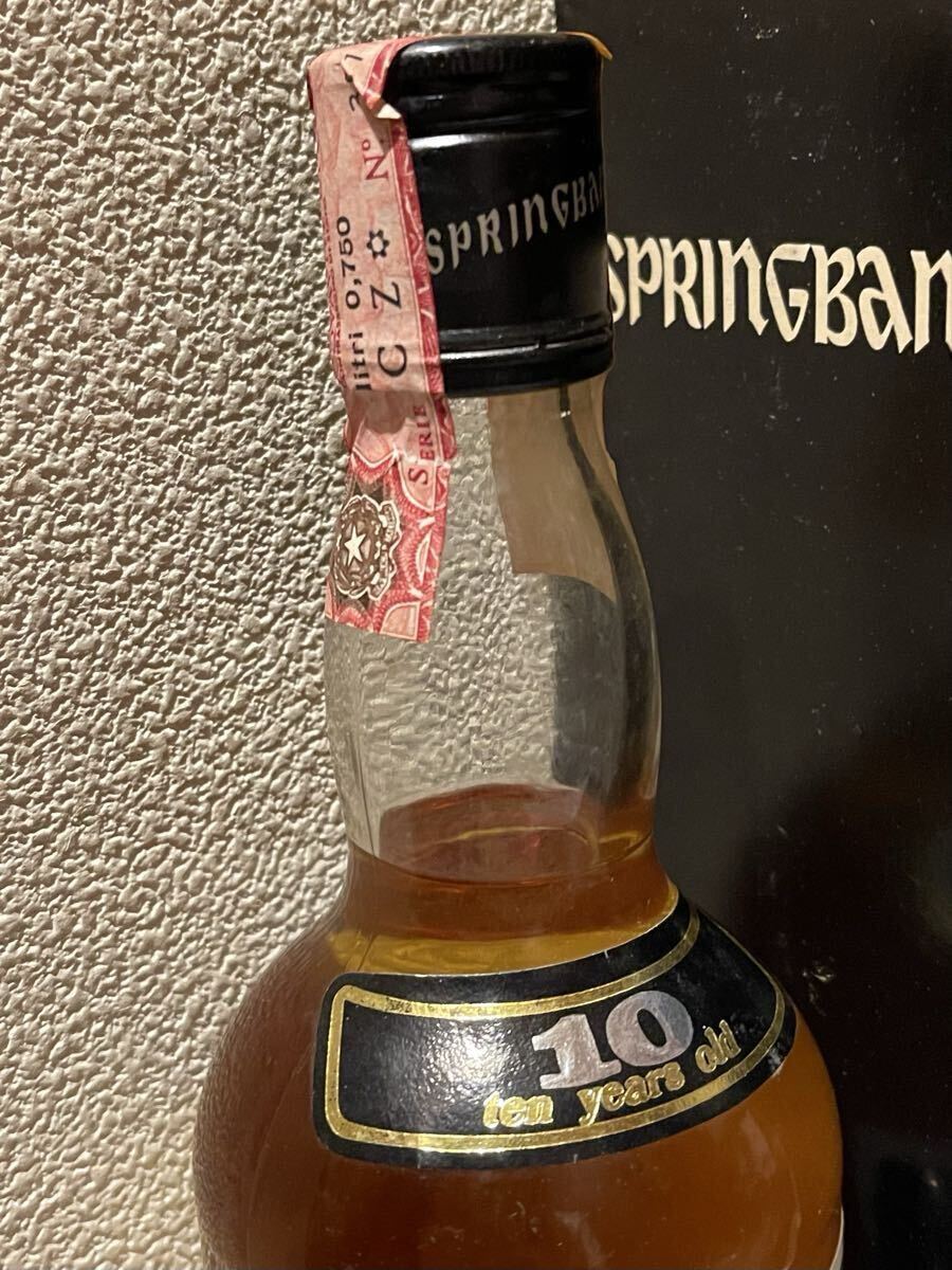 未開栓】 オールドボトル 古酒 SPRINGBANK スプリングバンク 10年