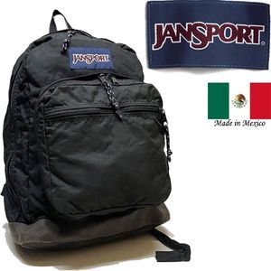 1点物◆ジャンスポーツ革底リュックサック黒バックパック古着メンズレディースOKアメカジ