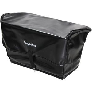 Y.S.S(横山サドルカバー商会) 新聞カゴカバー内入式 底有り ブラック 自転車 バスケット