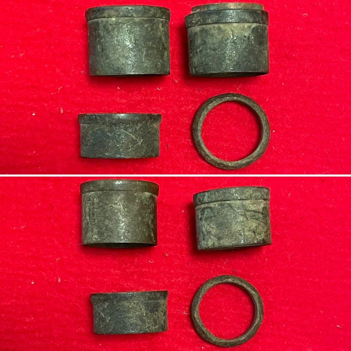 槍 口金まとめて 時代物 部品取り ジャンク品 ミリタリー 武具 甲冑 鎧 