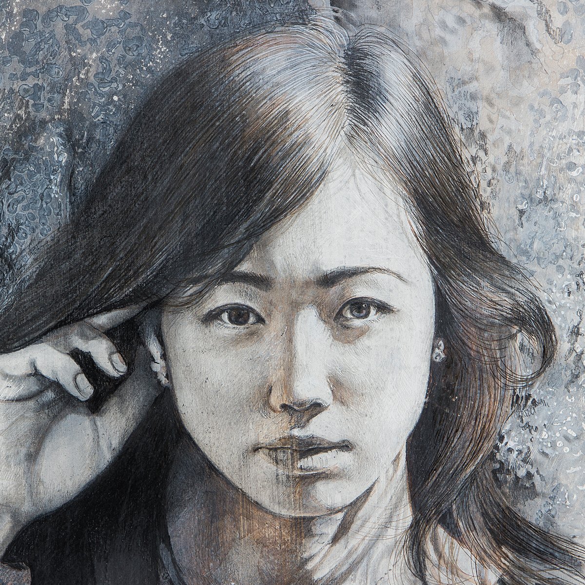 1on1】真作 小木曽誠 『桜と陽』 ミクストメディア 4号 三越2019年個展