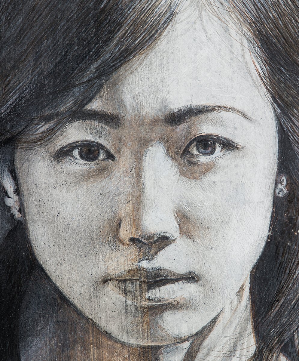1on1】真作 小木曽誠 『桜と陽』 ミクストメディア 4号 三越2019年個展