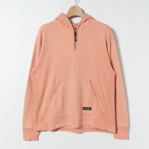 AIGLE エーグル ハーフジップ フーディ パーカー プルオーバ Sサイズ レディース サーモ