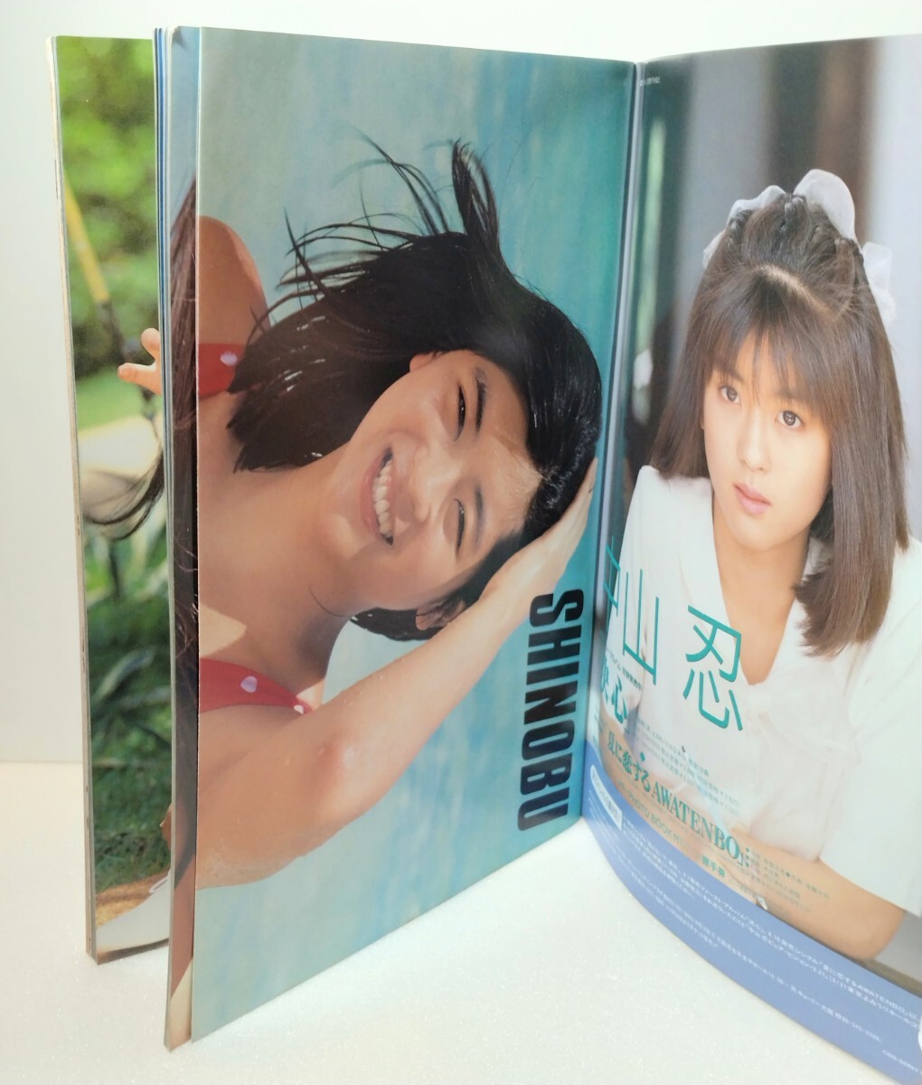 80年代アイドルグッズ】でかダンク DUNK 中山忍 写真集 1989年 夏季