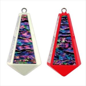 フジワラ 集魚オモリ 六宝SPシェル 30号 レッド(fujiwara-998245)[M便 1/3]