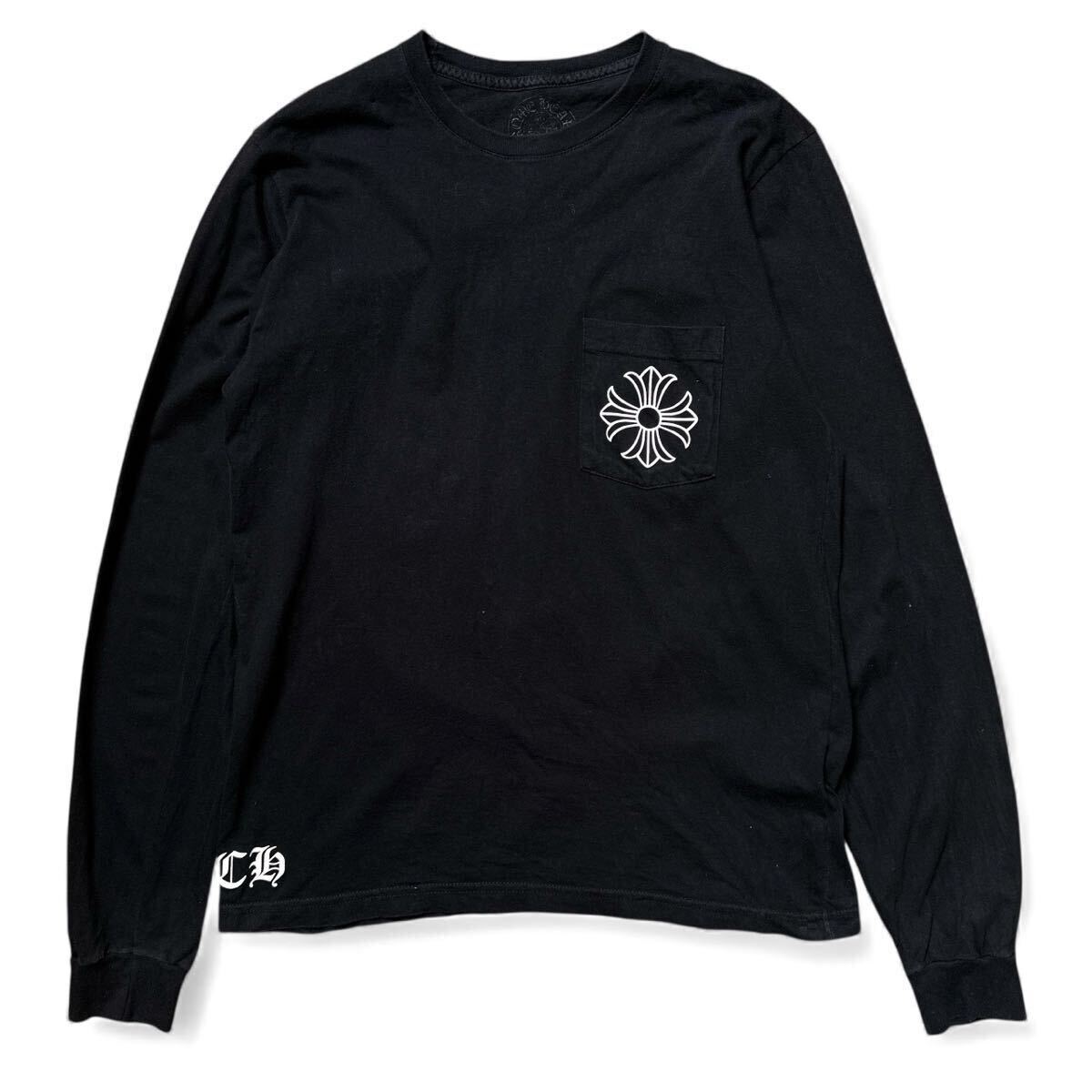 CHROME HEARTS クロムハーツ バックロゴ CHプラス スクロールロゴ CH 