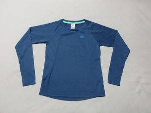 A-842★アディダス・Climalite♪S92719/紺色/長袖Tシャツ(L)★