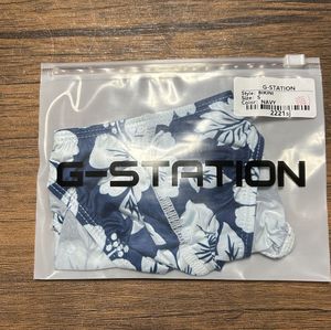 G-Station [ジーステーション] ネイビー、レインボー各一枚　計二枚　ビキニブリーフ モ