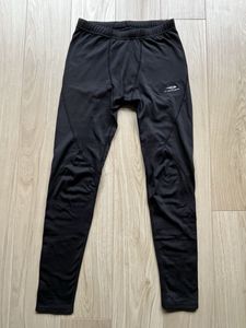 TIGORA ティゴラ スパッツ タイツ ストレッチ 裏起毛 黒 L