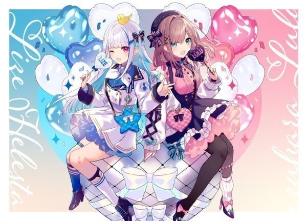 LIZELULU」 Chroma VTuber 同人誌 にじさんじ リゼ・ヘルエスタ 鈴原
