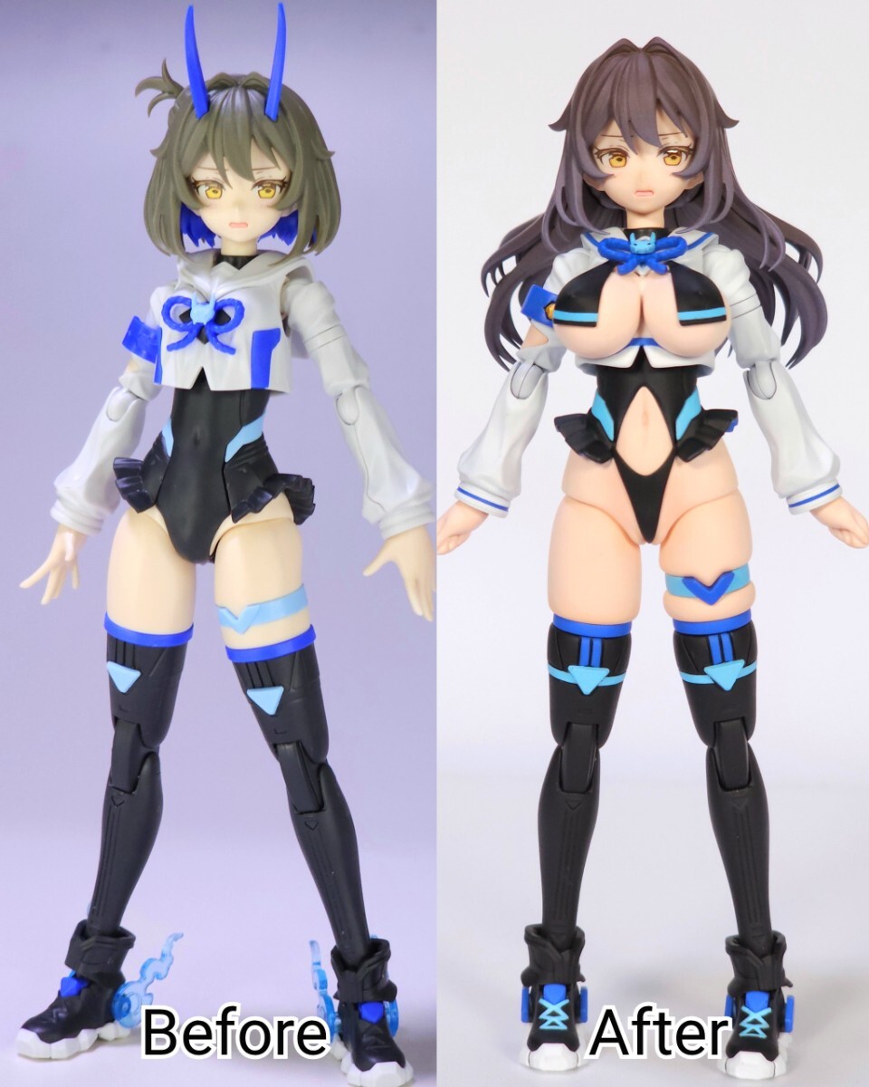 塗装済み完成品】ソウレイ覚醒 最終形態 30MS メガミデバイス 改造