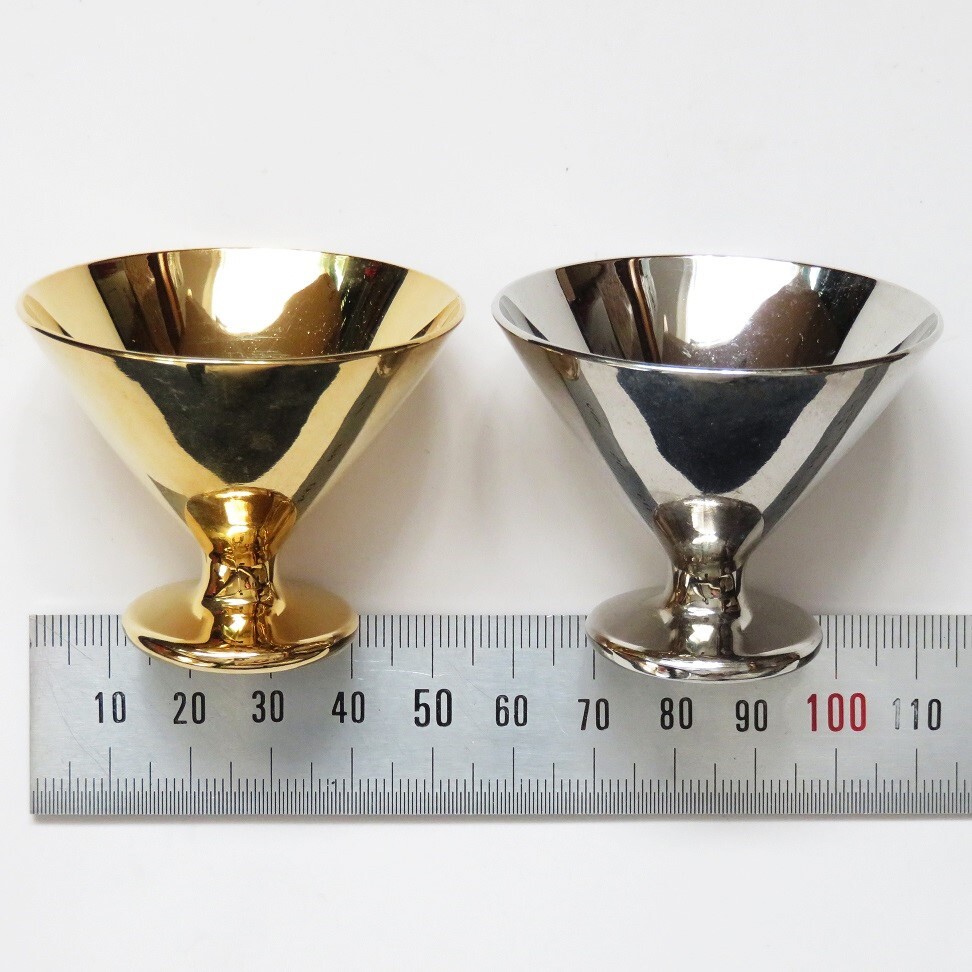 金杯・銀杯セット 金杯(24K GP 金メッキ) 銀杯(SP-3 RF 銀メッキ) 最大