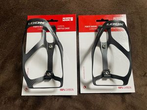 【未使用】【2個セット】LOOK カーボンボトルケージ　マットブラック CARBON ロードバイ
