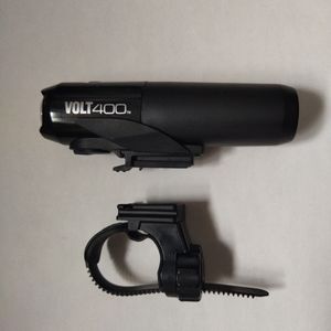 Cateye（キャットアイ）　フロントライト　VOLT400　　HL-EL461RC　ブラック　充電式　マ