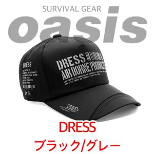 DRESS ドレス AIRBORNEキャップ ブラック グレー フィッシング キャップ 釣り クール ド