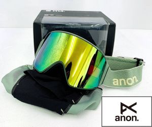 新品 anon. M4 スノーゴーグル MFIフェイスマスク ボーナスレンズ付 BURTON ミラーレンズ