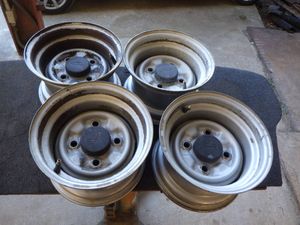 杉B8　ダイハツ ワイドスチールホイール 10インチ 6J 旧車