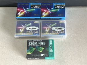 未開封品 DDSテープ 4本 まとめ売り FUJIFILM DG3-125M maxell HS-4/120S