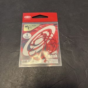 新品 ヴァンフック　DM 52R マジックビーク　1 赤針　VANHOOK ワームストッパー　レッド