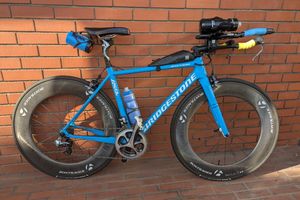 トライアスロンバイク　ブリジストンアンカーRS9s ロードバイク カーボン(マットスカイブ