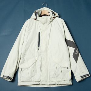 【1円スタート】SALOMON サロモン 中綿マウンテンパーカー ポリエステル アイボリー メン