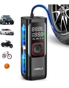UABRLA(ウアブラ)電動空気入れ 7500mAh バイク 空気入れ 最大圧力160PSI 自転車/車/バイ