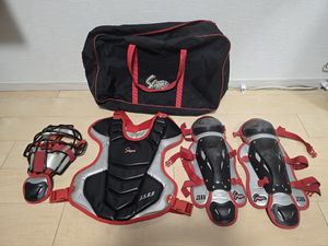 【SULUGGER】久保田スラッガー　少年軟式用 キャッチャー防具セット　USED