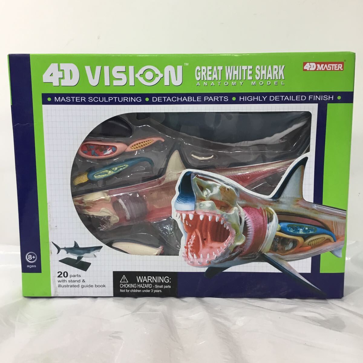 未開封 立体パズル 4D VISION ホオジロ鮫 解剖モデル 4Dビジョン