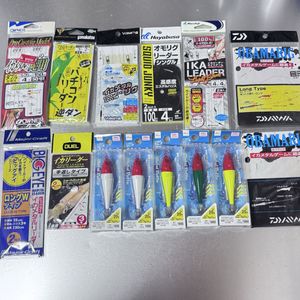 デュエル イカリーダー/がまかつ RG111 バチコンリーダー/オーナー SQ-61 イカメタルの応