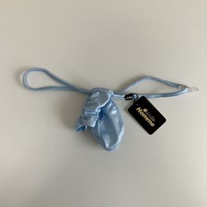 ラポームオム メンズ La-pomme homme K2Ｓ生地 光沢感 サイドギャザー入り 貫通型ゾウさ