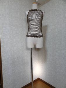 ☆レディース　社交ダンス　ダンス　ダンス衣装　ブラウス　カットソー　ニット　ネット