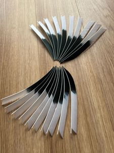 弓道矢の交換ターキー羽　白黒20枚セット