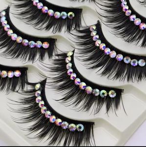 つけまつ毛 ラインストーン　社交ダンス　バトントワリング　メイク　1p　 ベリーダンス