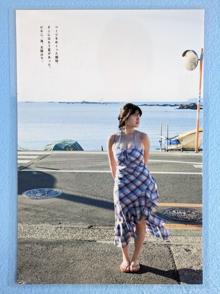 玲ページ 高品質 厚手ラミネート加工 切り抜き 原本 加藤玲菜 8ページ B5
