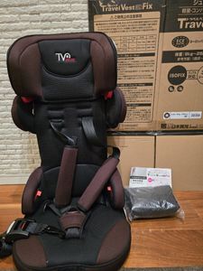 日本育児 トラベルベスト EC Fix チャイルドシート ジュニアシート エターナルブラウン