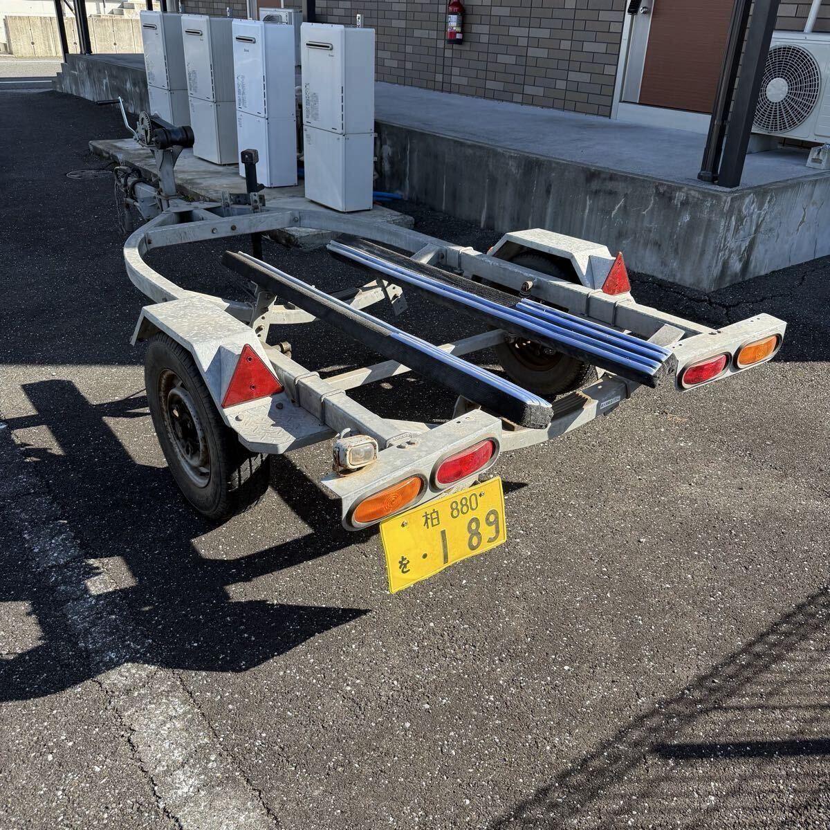 ボートトレーラー 軽トレーラー 車検あり(本体)｜売買された 