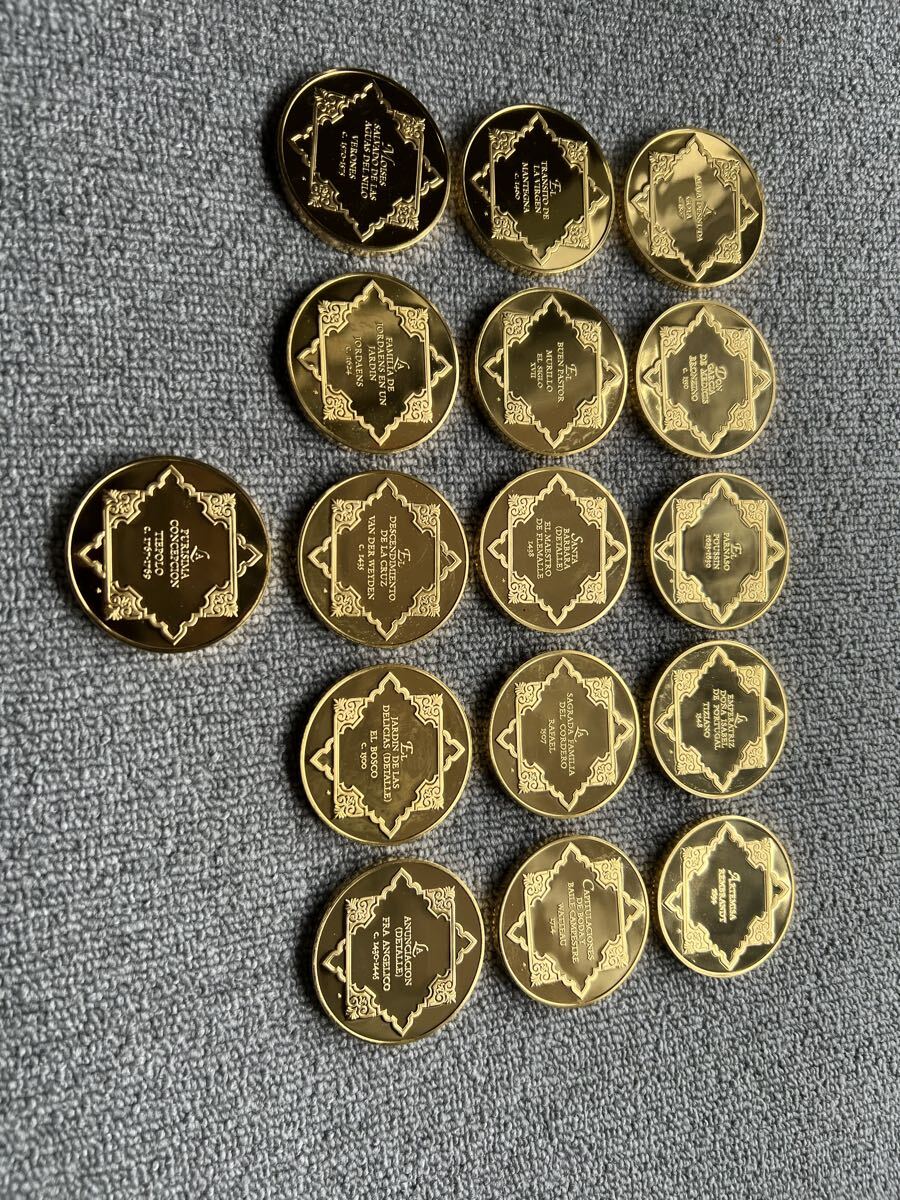 THE FRANKLIN MINT製プラド美術館公式発行24金メッキ（ブロンズ製