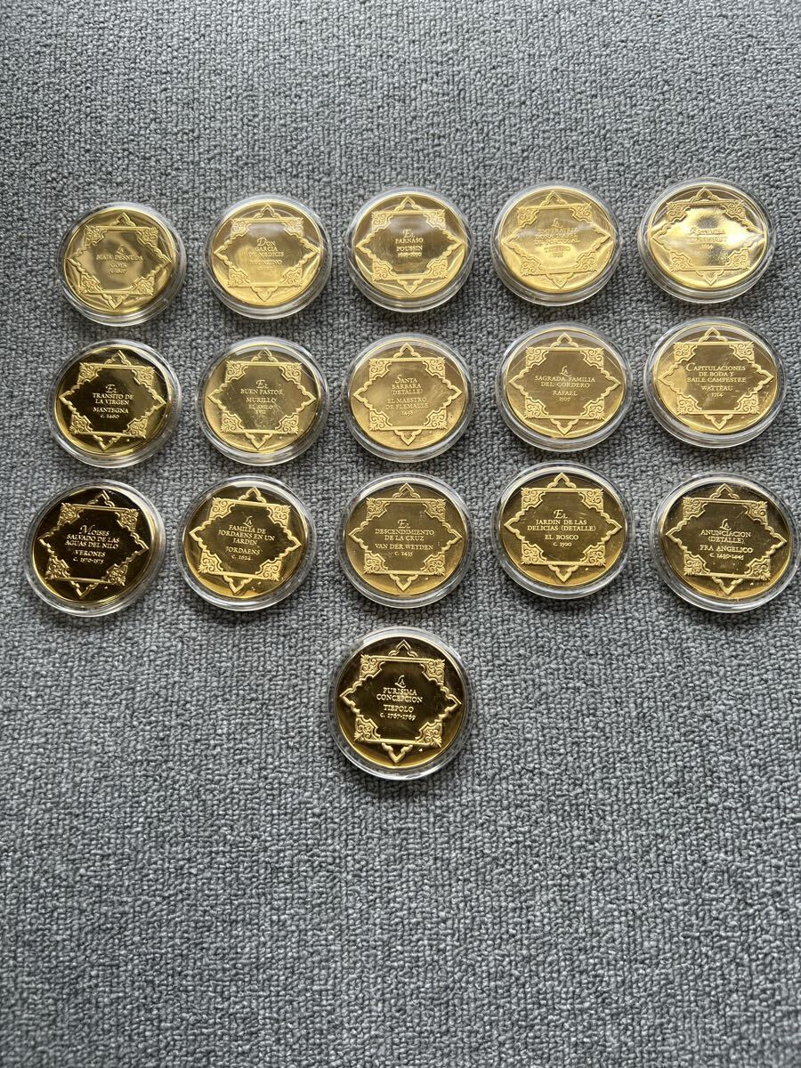 THE FRANKLIN MINT製プラド美術館公式発行24金メッキ（ブロンズ製