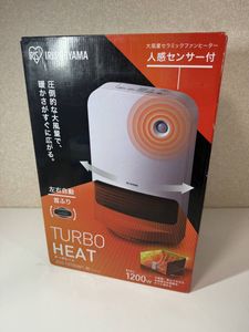 1円スタート 新品 未使用 IRIS OHYAMA アイリスオーヤマ 大風量首振りセラミックファンヒ