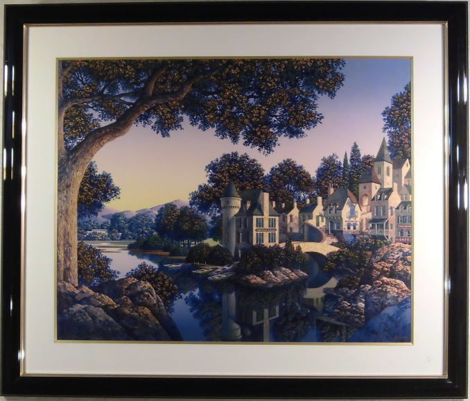 ジム・バックルス「ウォールナット・リッジの出来事」版画 風景画 額装 #254 ジムバックルスの値段と価格推移は？｜2件の売買データからジム