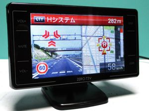 コムテック GPS内蔵 レーダー探知機 ZERO 73V タッチパネル OBDⅡ接続対応 3.2インチ TFT