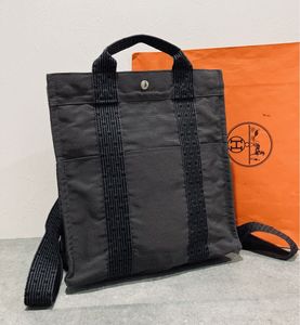 HERMES ● 極美品 エルメス エールライン MM リュックサック グレー バッグ トートバッグ