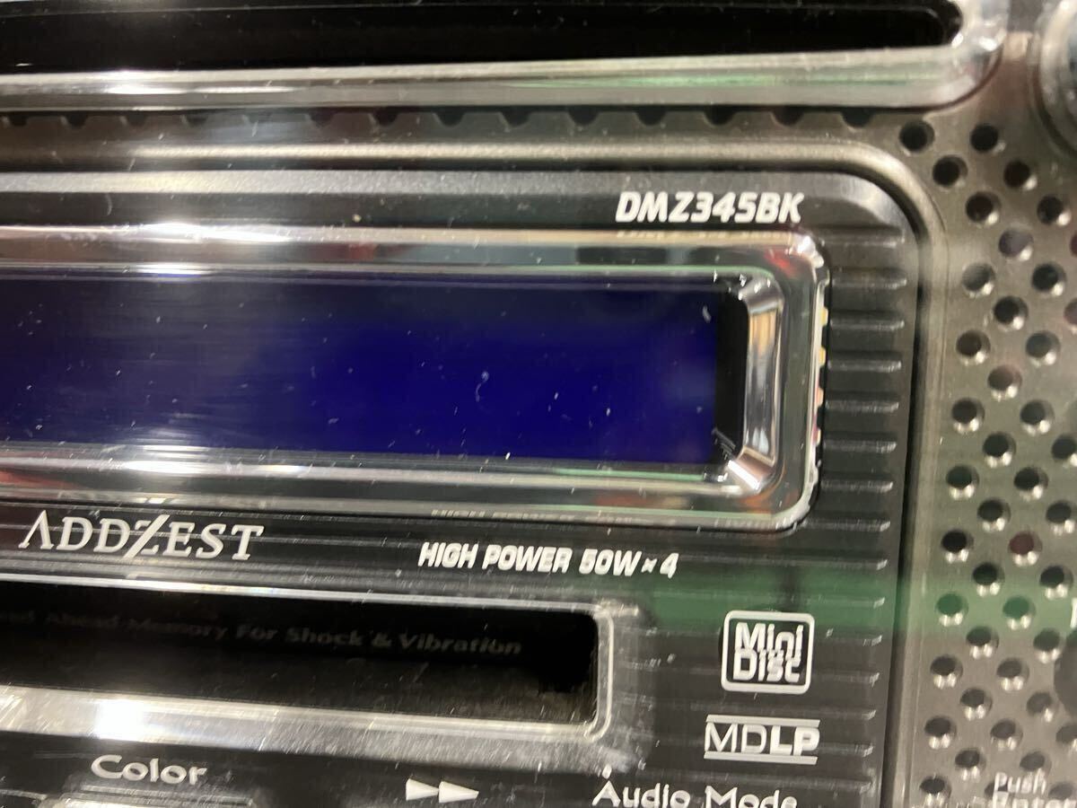 ADDZEST アゼスト DMZ345BK 2DIN CD MDデッキ カーオーディオ カー