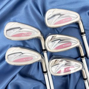 【新品】ダンロップ ゼクシオ14 レディース アイアン ホワイト 5本セット MP1400Ladies (