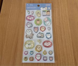 ちいかわ ポップデコパーティー ラメきらクリスタルシー ル ちいかわ みんな サンスター