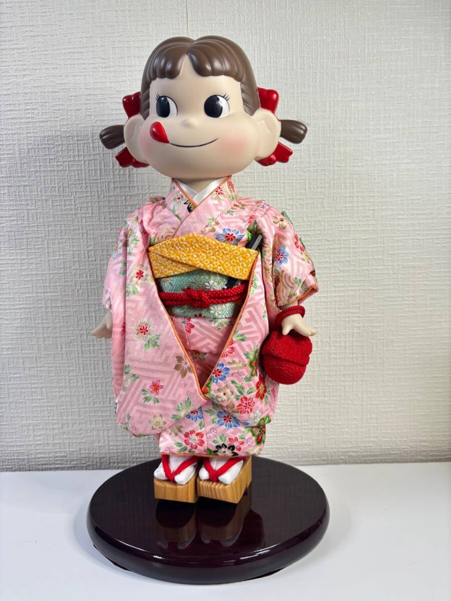 ペコちゃん 晴れ着ペコちゃん 人形 ペコちゃん誕生50周年記念 曙