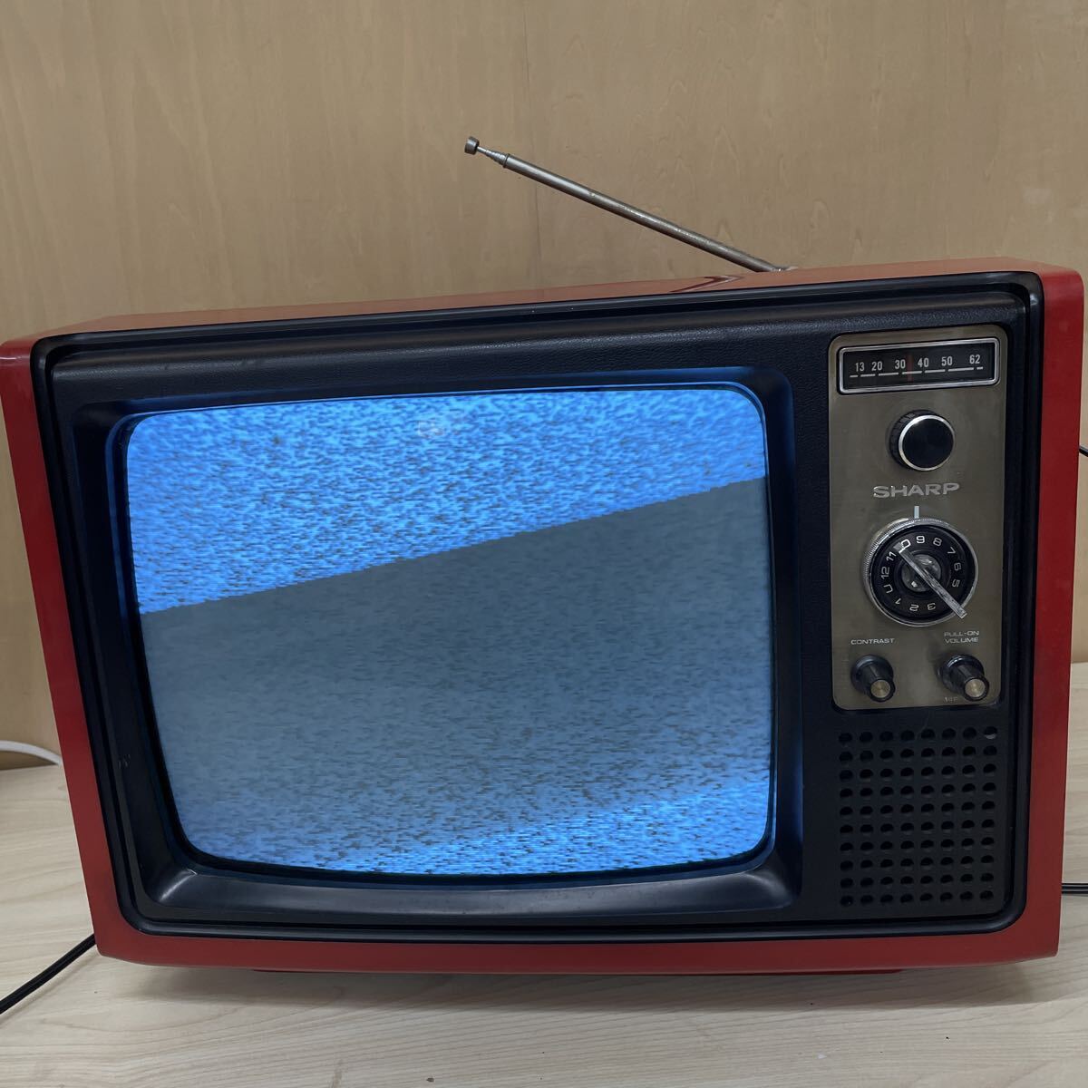 レトロ  シャープ  テレビ　昭和 昭和レトロ 当時物 SHARP シャープ ブラウン管テレビ 白黒テレビ