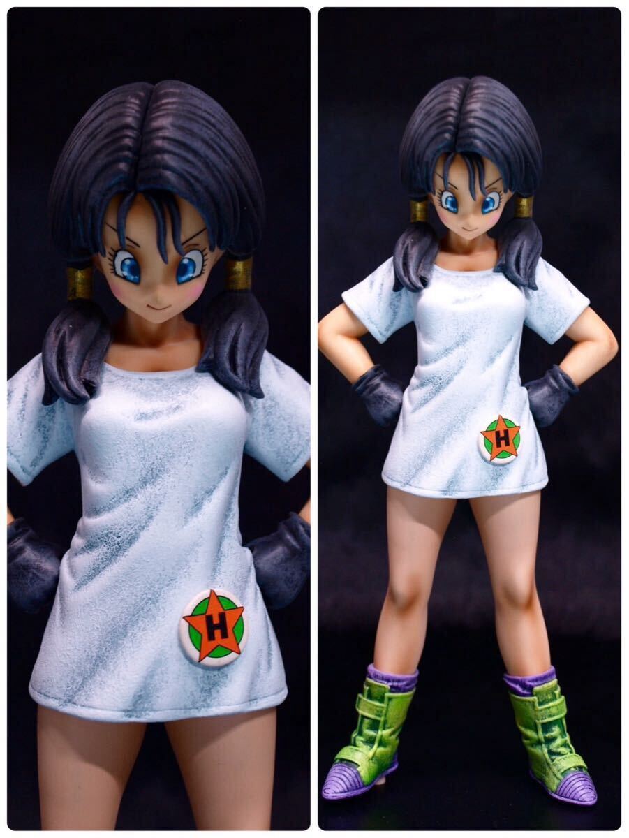 L*S様 ドラゴンボール ビーデル フィギュア リペイント ドラゴンボール/ビーデル/フィギュア/リペイント/生脚に変更/DX組立式